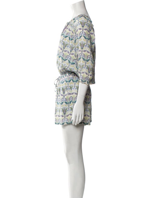 Tory Burch Silk Printed Romper