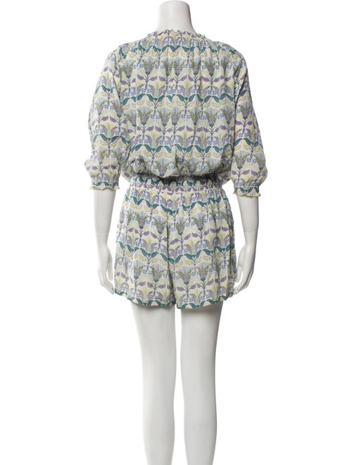 Tory Burch Silk Printed Romper