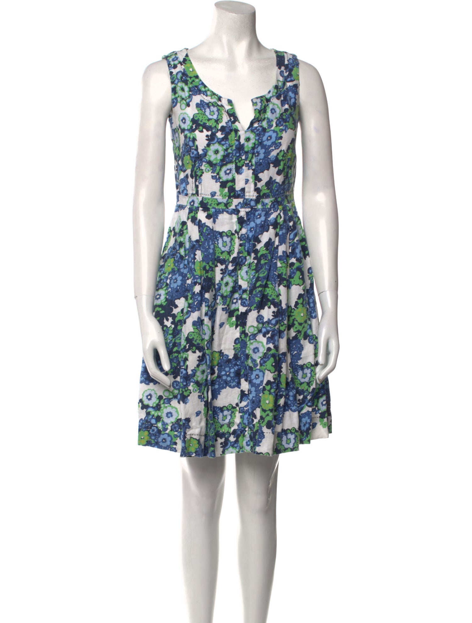 Tory Burch Linen Knee-Length Dress