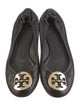 Tory Burch Minnie Leather Ballet Flats