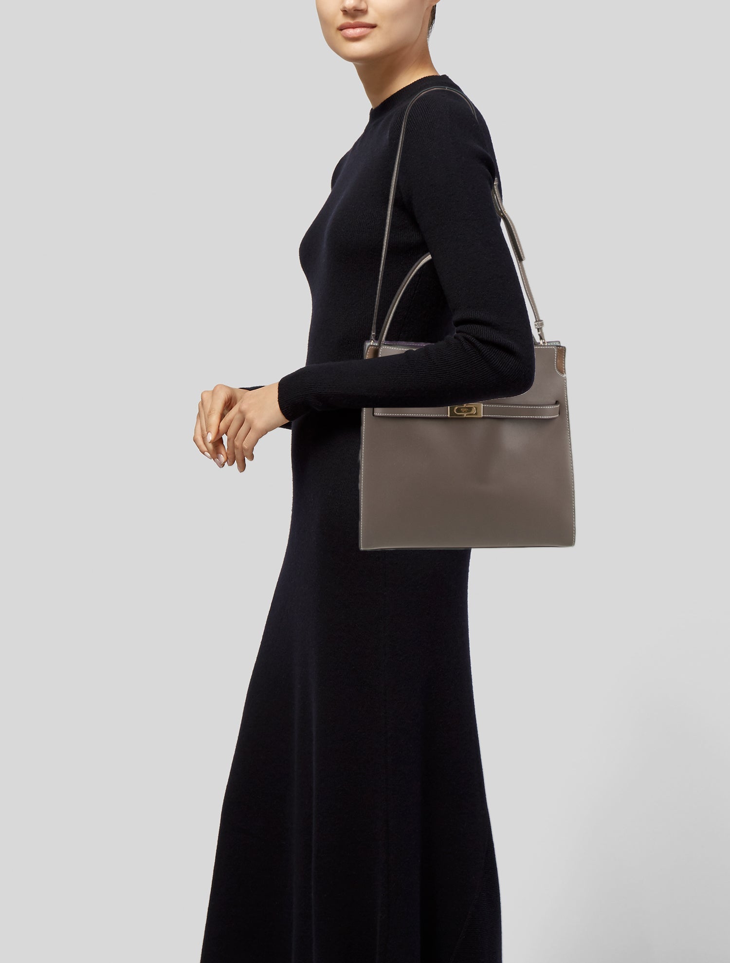 Tory Burch Leather Top Handle Bag