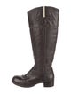Tory Burch Leather Riding Boots