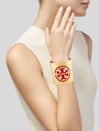 Tory Burch Leather Cuff Bracelet