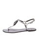 Tory Burch Leather T-Strap Sandals