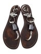Tory Burch Leather T-Strap Sandals