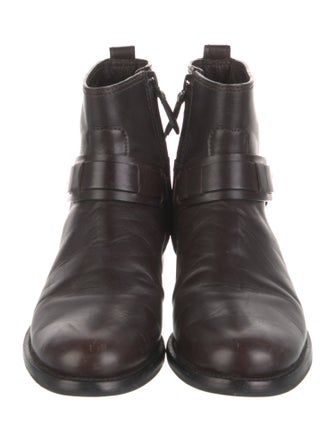 Tory Burch Leather Moto Boots