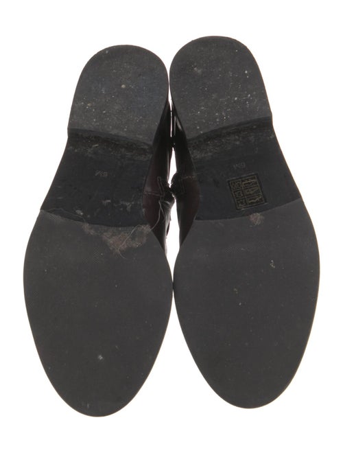 Tory Burch Leather Moto Boots