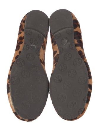 Tory Burch Ponyhair Animal Print Ballet Flats