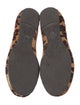 Tory Burch Ponyhair Animal Print Ballet Flats