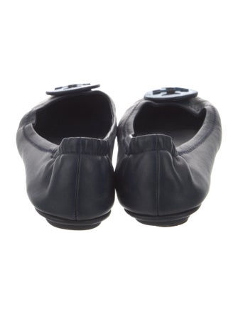 Tory Burch Leather Studded Accents Ballet Flats