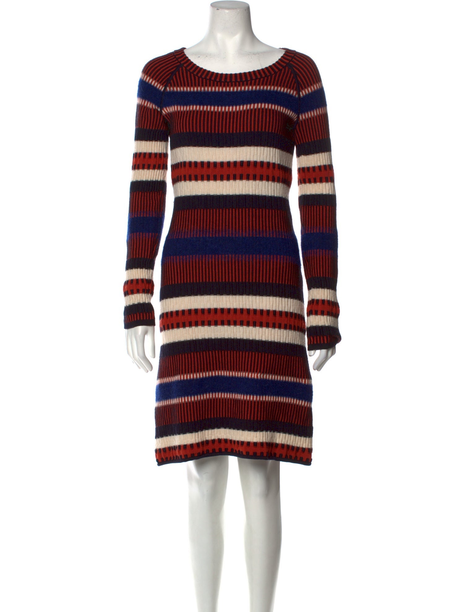 Tory Burch Striped Knee-Length Dress