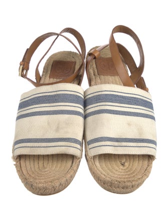Tory Burch Canvas Printed Espadrilles