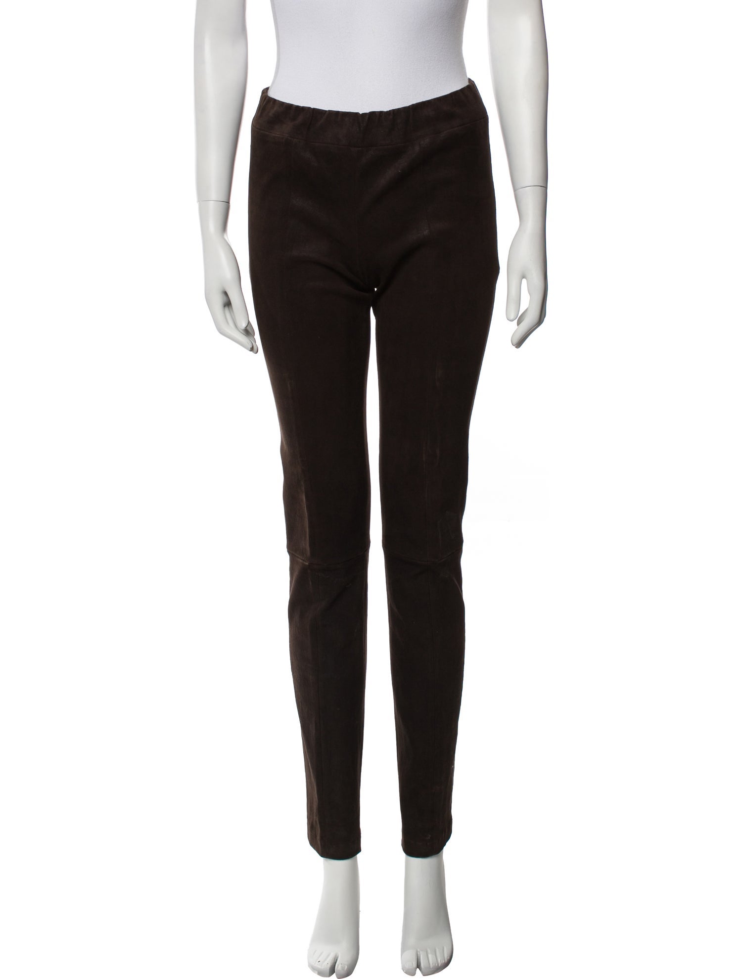 Tory Burch Leather Skinny Leg Pants