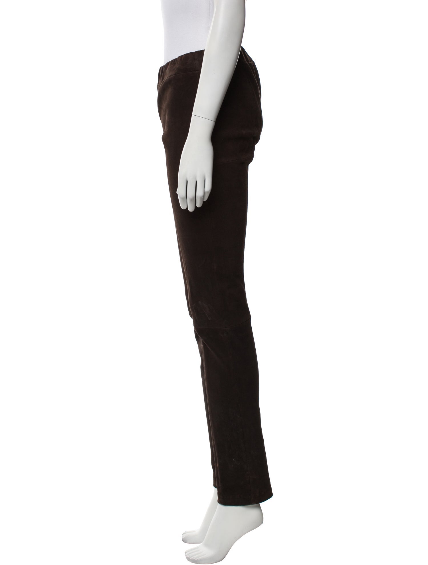 Tory Burch Leather Skinny Leg Pants