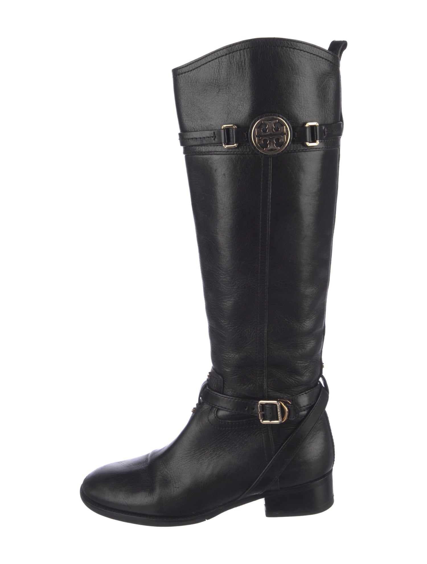 Tory Burch Leather Riding Boots