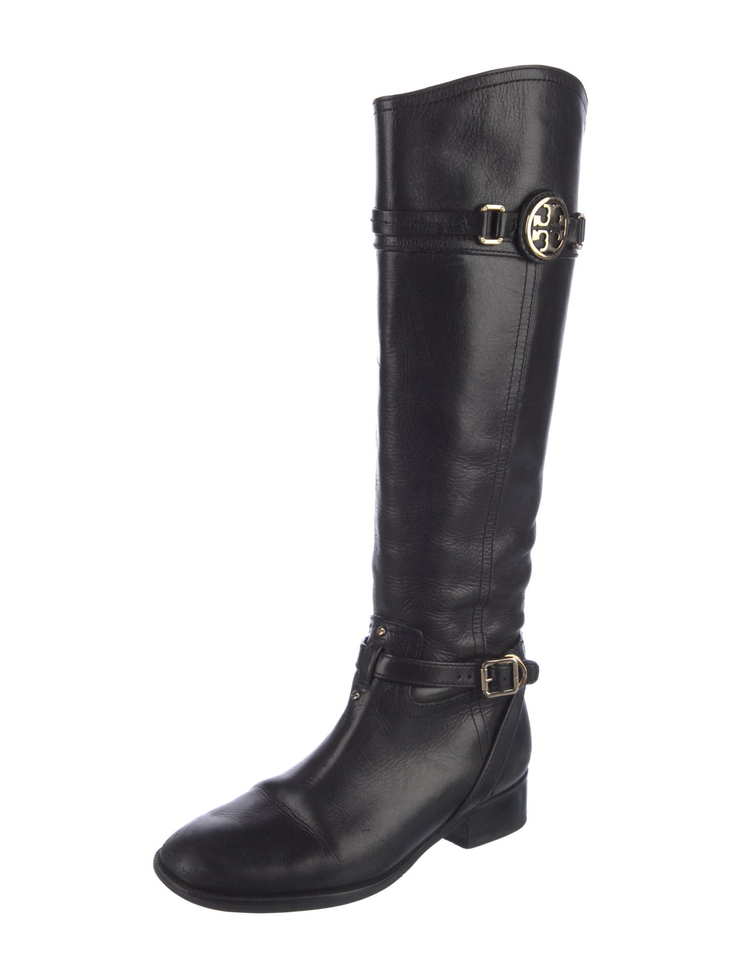 Tory Burch Leather Riding Boots