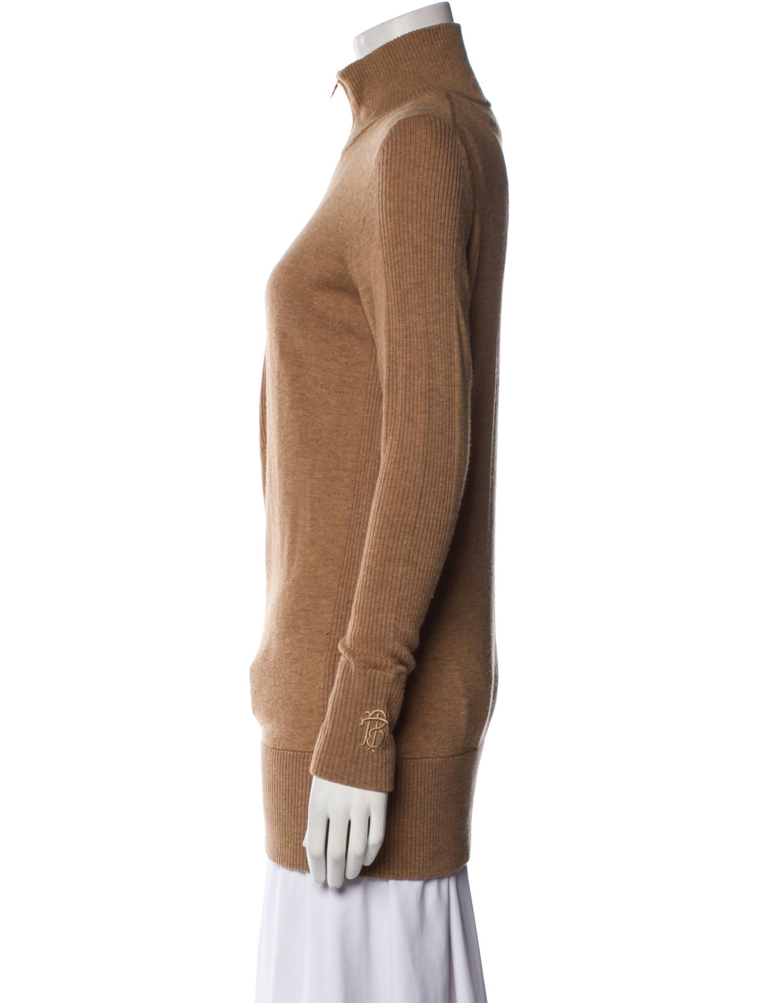 Tory Burch Wool Mock Neck Sweater