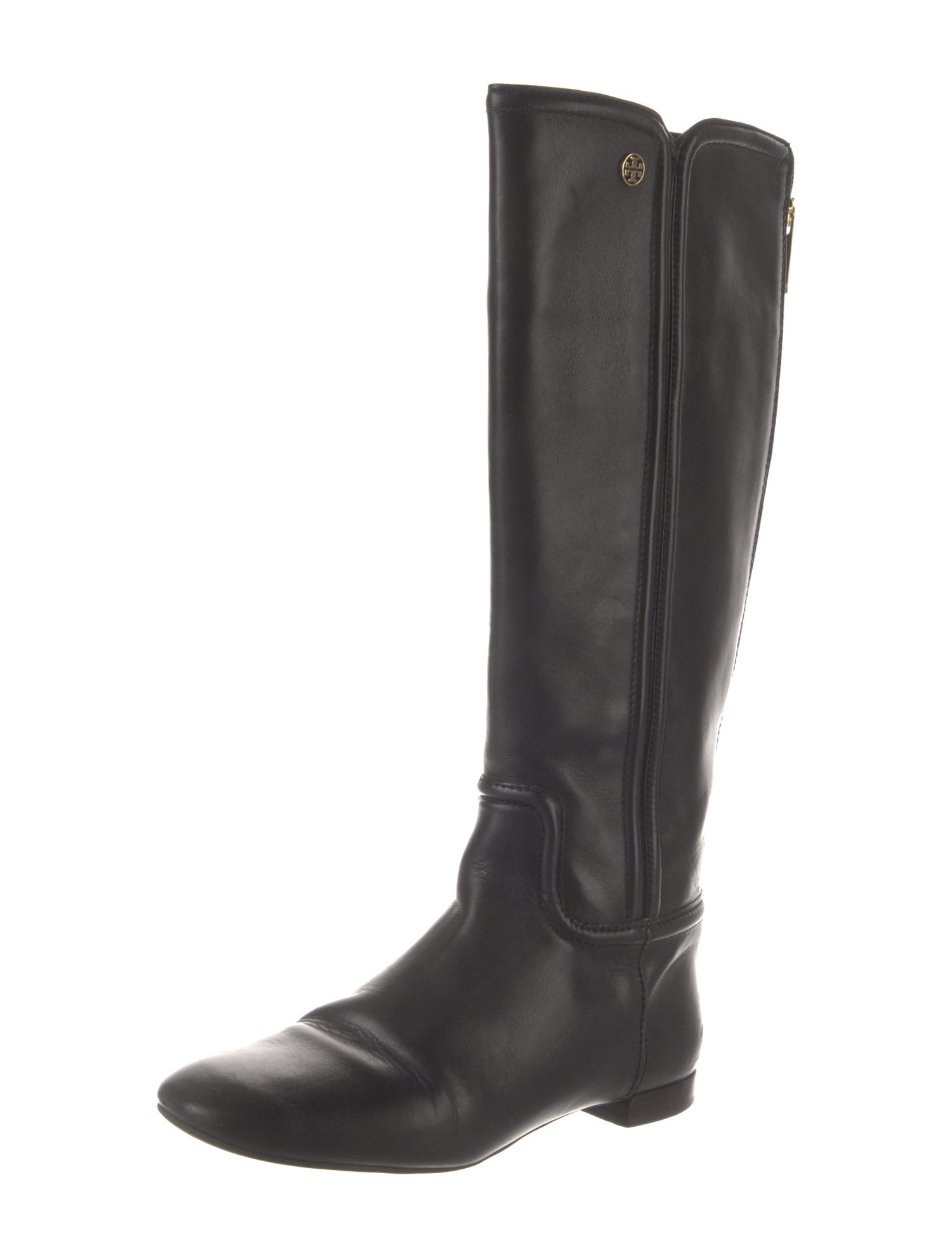 Tory Burch Leather Riding Boots