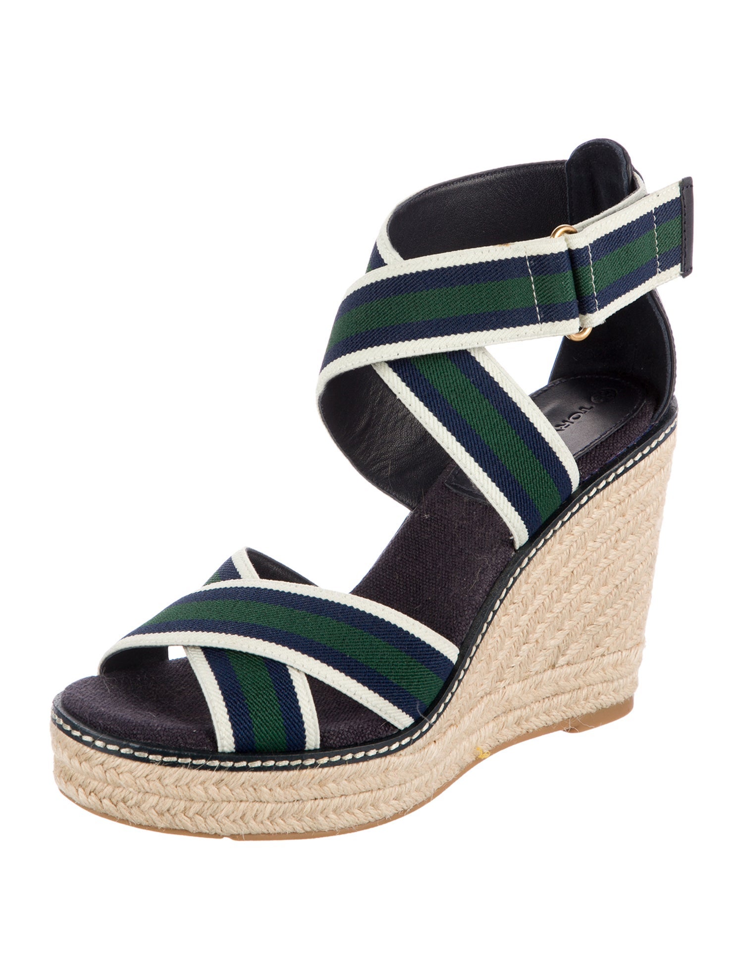 Tory Burch Canvas Printed Espadrilles
