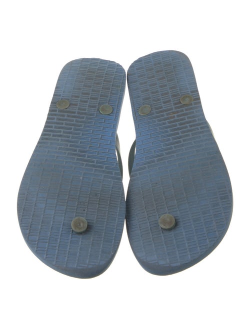 Tory Burch Leather Printed Flip Flops