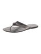 Tory Burch Leather Flip Flops