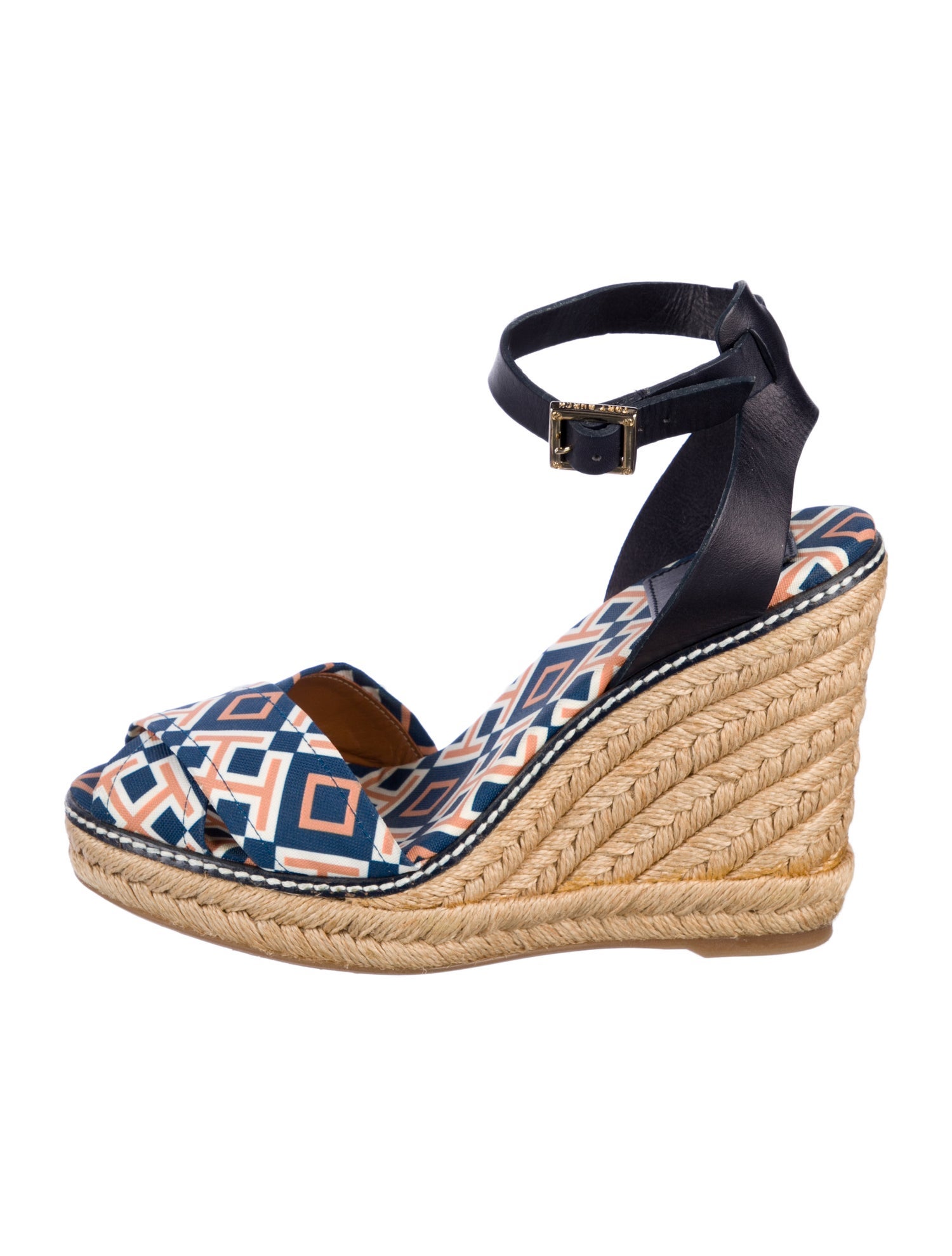 Tory Burch Canvas Printed Espadrilles
