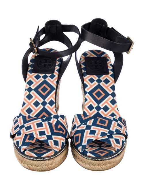 Tory Burch Canvas Printed Espadrilles