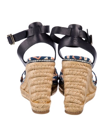 Tory Burch Canvas Printed Espadrilles
