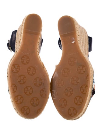 Tory Burch Canvas Printed Espadrilles