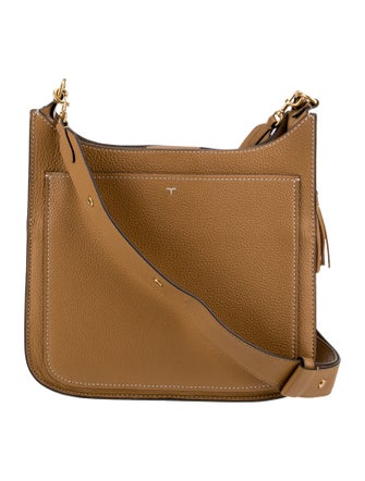 Tory Burch Leather Messenger Bag