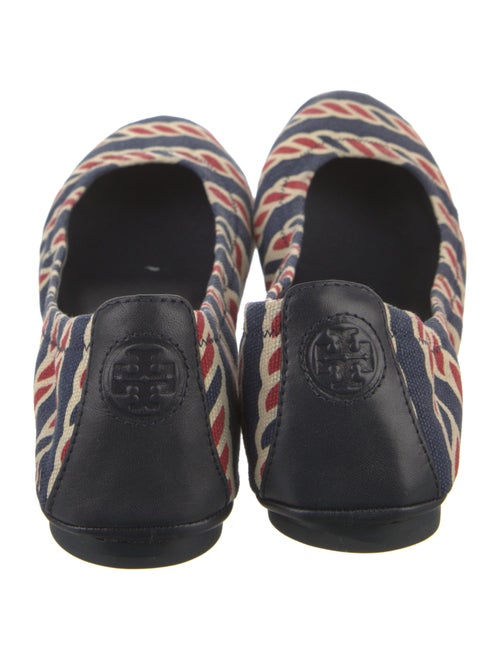 Tory Burch Canvas Printed Ballet Flats