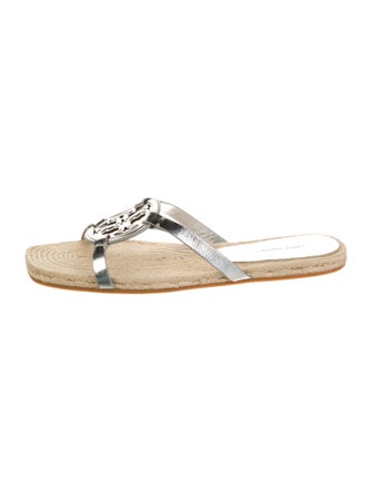Tory Burch Leather Espadrilles