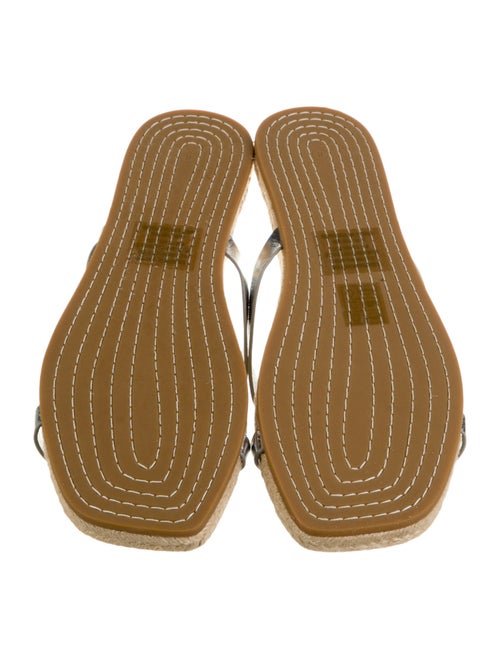 Tory Burch Leather Espadrilles