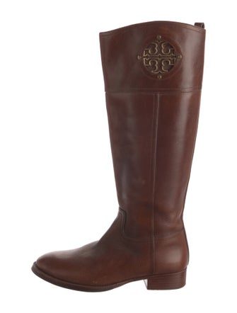 Tory Burch Leather Riding Boots