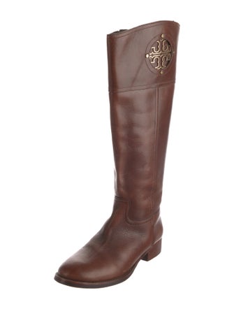 Tory Burch Leather Riding Boots