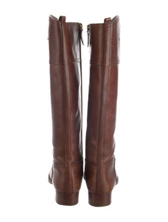 Tory Burch Leather Riding Boots