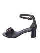 Tory Burch Patent Leather Bow Accents Sandals