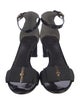 Tory Burch Patent Leather Bow Accents Sandals