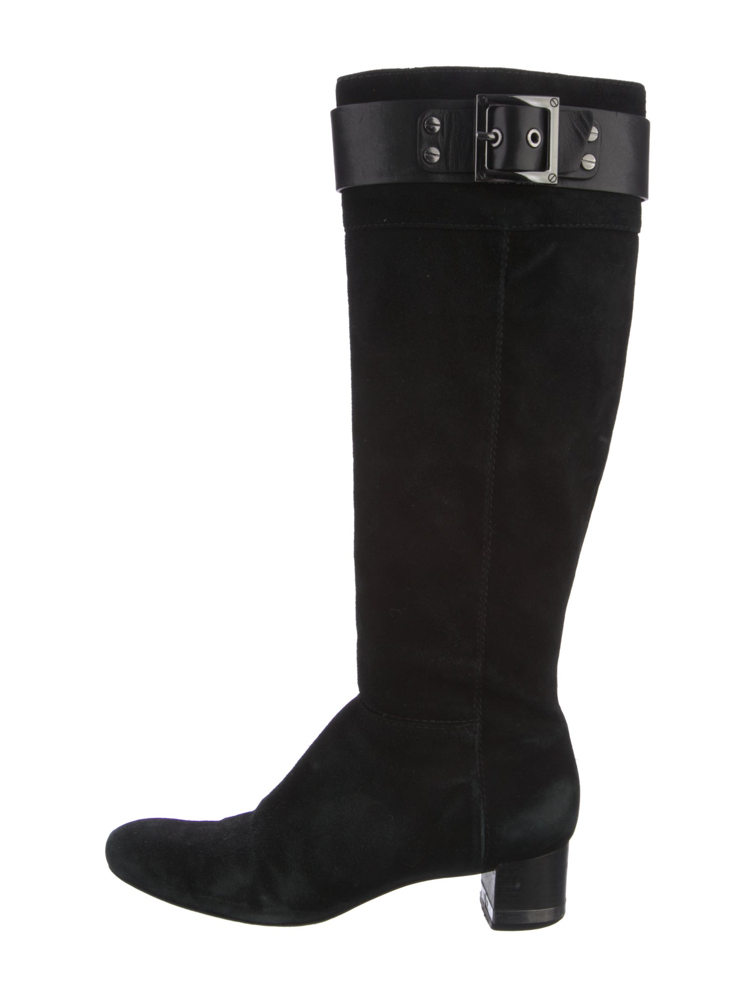 Tory Burch Suede Riding Boots