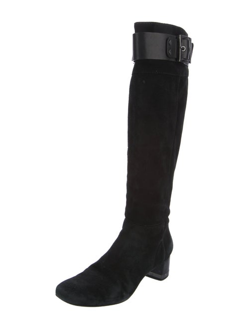 Tory Burch Suede Riding Boots