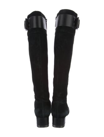 Tory Burch Suede Riding Boots