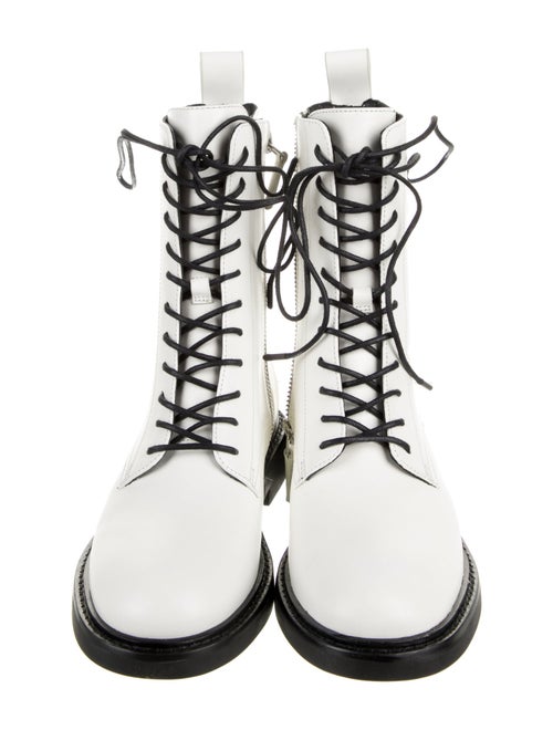 Tory Burch Leather Combat Boots