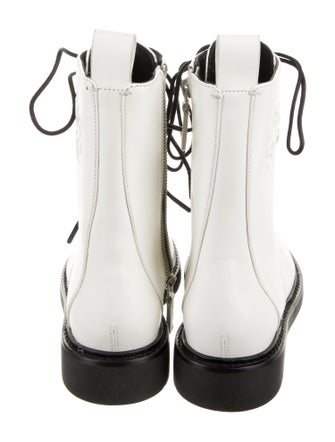 Tory Burch Leather Combat Boots