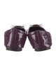 Tory Burch Patent Leather Bow Accents Ballet Flats