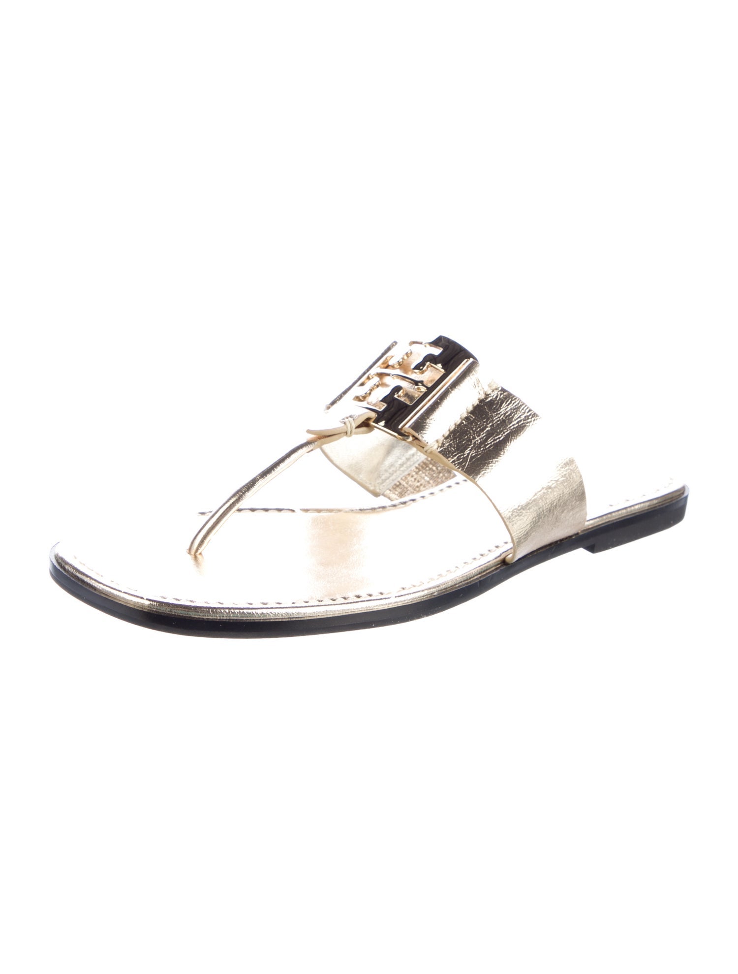 Tory Burch Leather Slides