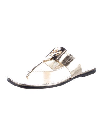 Tory Burch Leather Slides