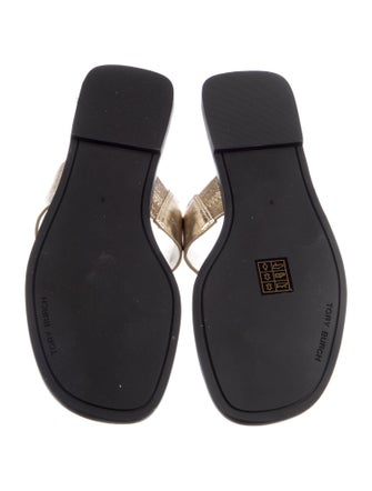 Tory Burch Leather Slides