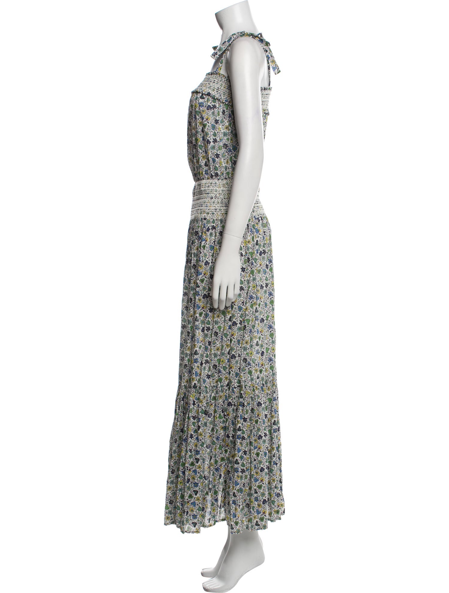 Tory Burch Floral Print Long Dress