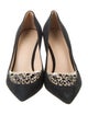 Tory Burch Suede Crystal Embellishments Pumps