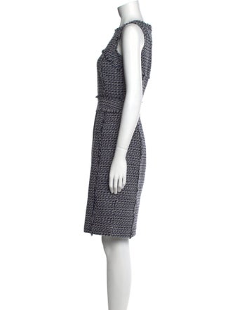 Tory Burch Tweed Pattern Knee-Length Dress